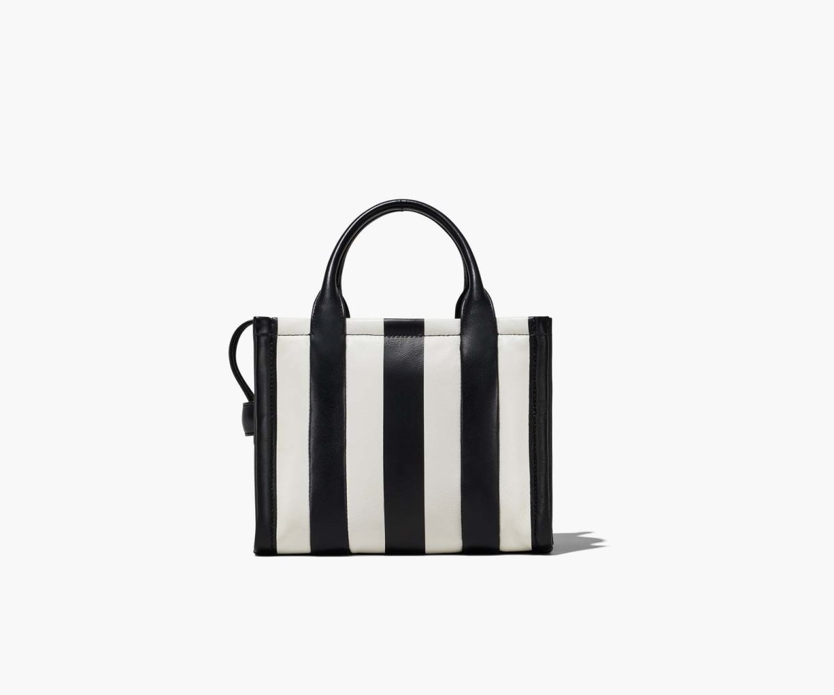 Marc Jacobs A Rayas Mini Tote Bag Negras Blancas | 2165073-LS