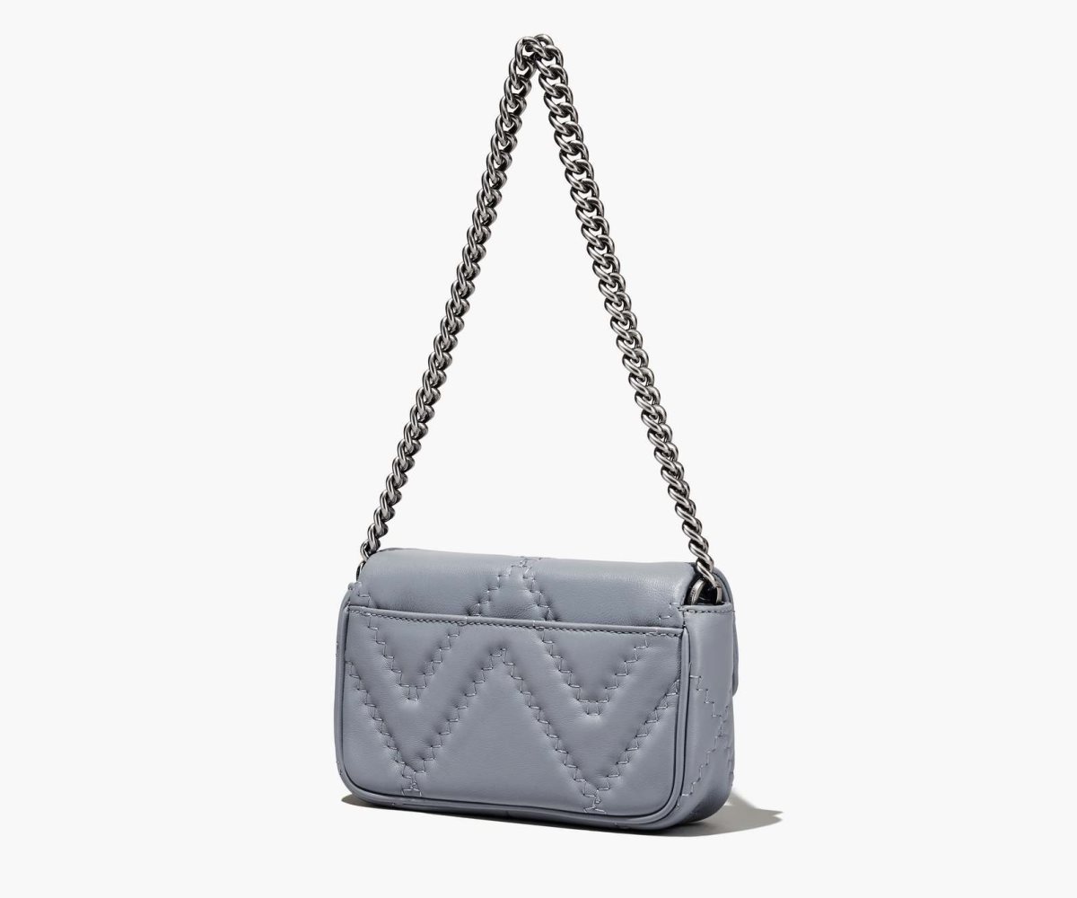 Marc Jacobs Acolchado Cuero J Marc Mini Bag Gris | 1892463-KA