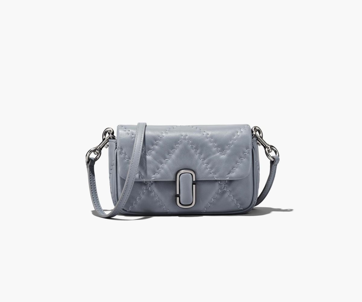 Marc Jacobs Acolchado Cuero J Marc Mini Bag Gris | 1892463-KA