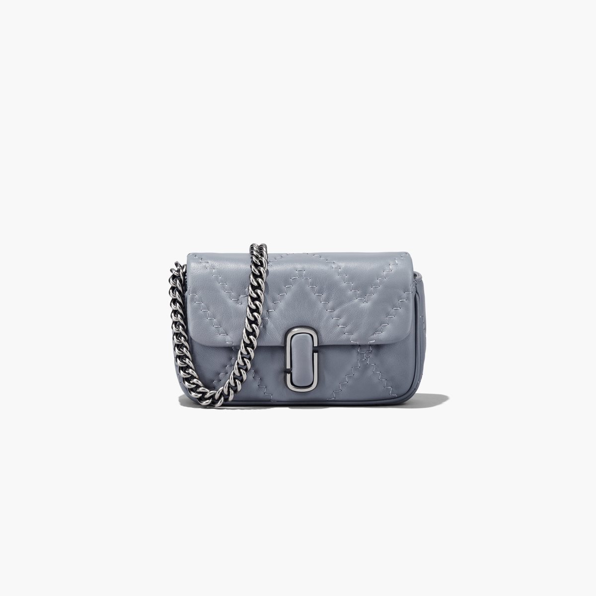 Marc Jacobs Acolchado Cuero J Marc Mini Bag Gris | 1892463-KA