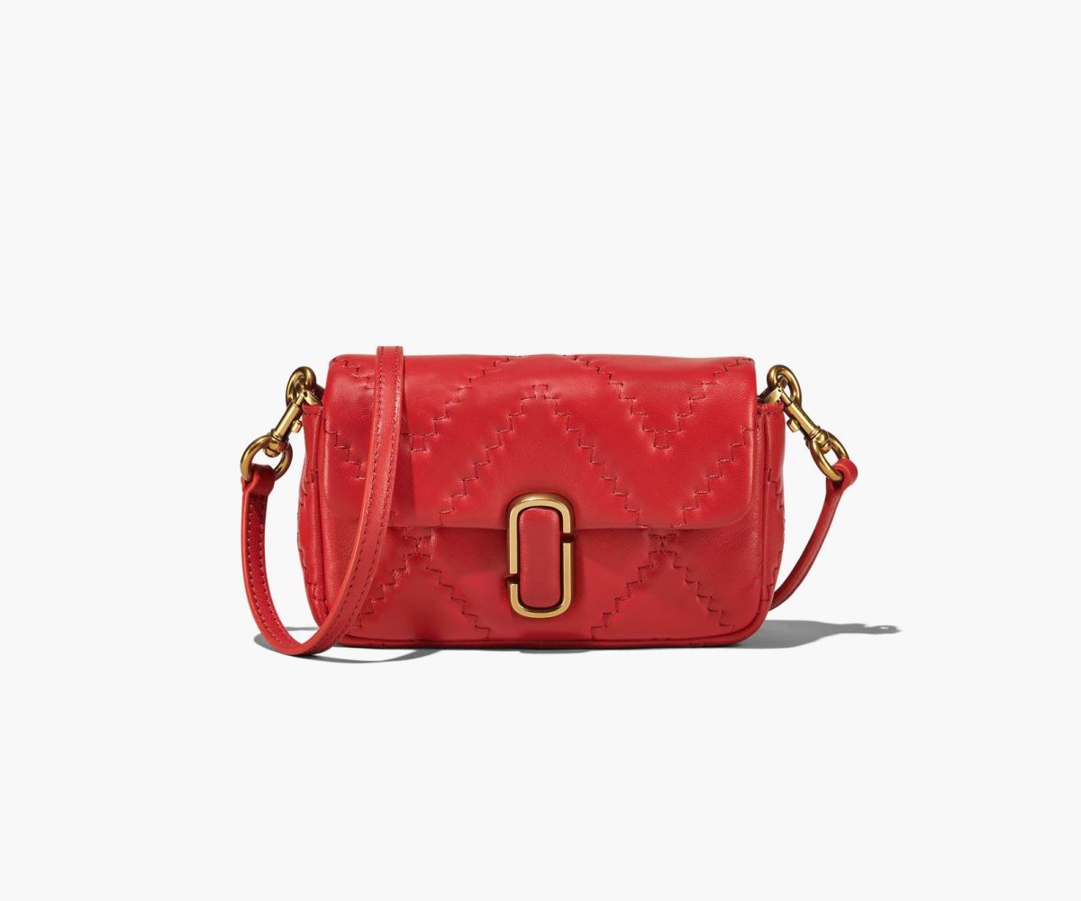 Marc Jacobs Acolchado Cuero J Marc Mini Bag Rojas | 2493576-XF