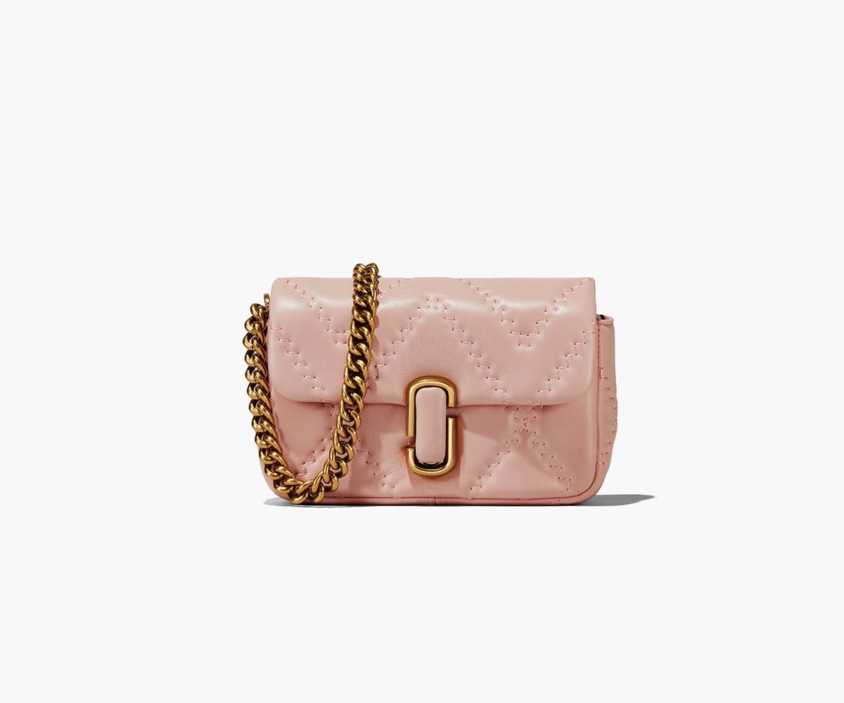 Marc Jacobs Acolchado Cuero J Marc Mini Bag Rosas | 8349725-SC