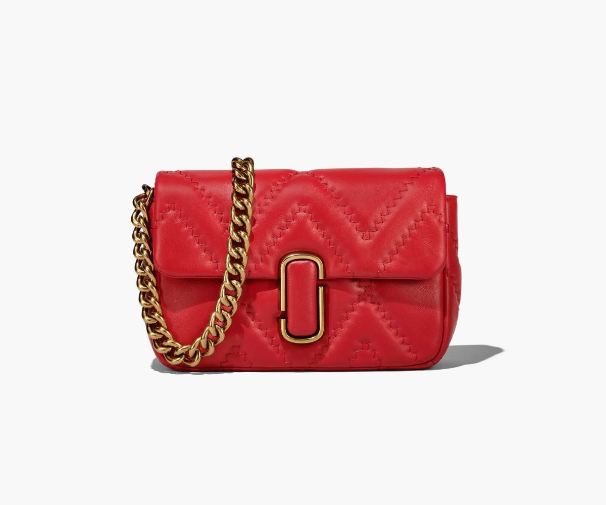 Marc Jacobs Acolchado Cuero J Marc Shoulder Bag Rojas | 5364920-MZ