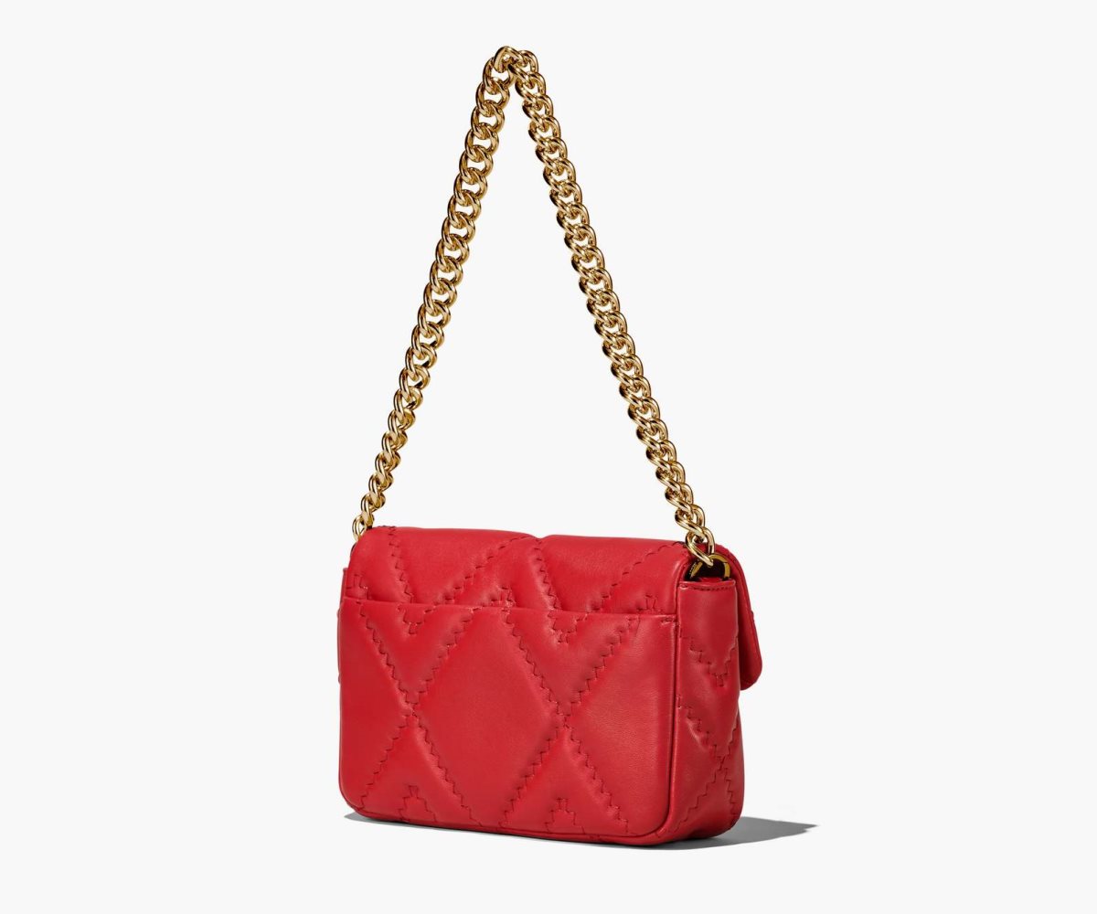 Marc Jacobs Acolchado Cuero J Marc Shoulder Bag Rojas | 5364920-MZ