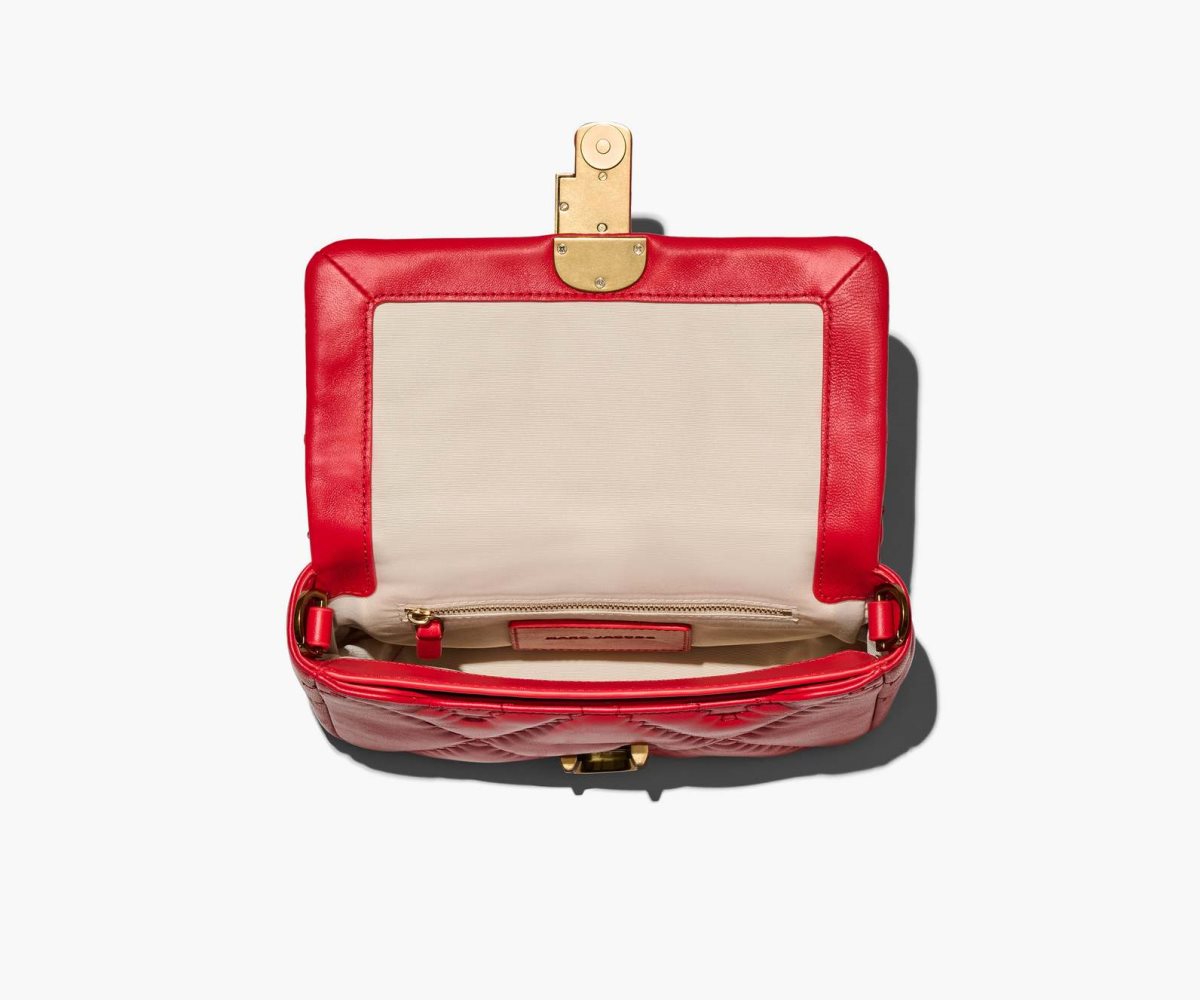 Marc Jacobs Acolchado Cuero J Marc Shoulder Bag Rojas | 5364920-MZ