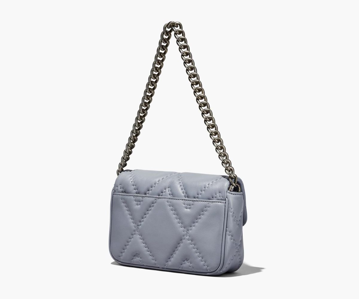 Marc Jacobs Acolchado Cuero J Marc Shoulder Bag Gris | 9085316-GZ