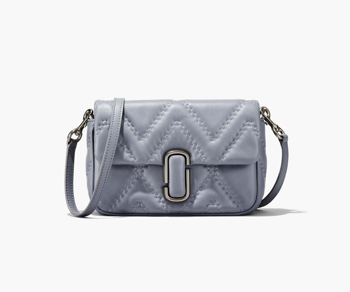 Marc Jacobs Acolchado Cuero J Marc Shoulder Bag Gris | 9085316-GZ