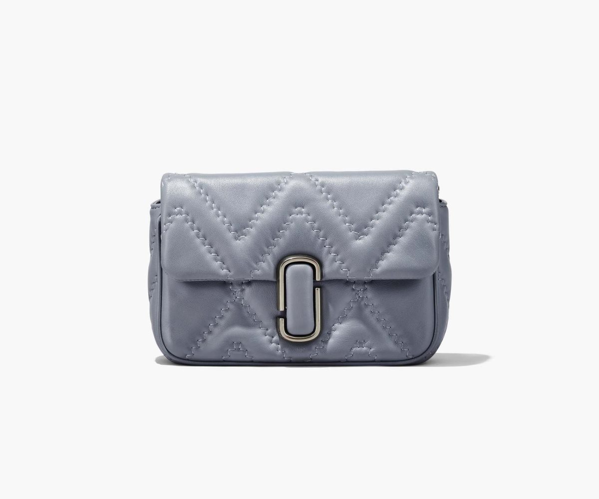 Marc Jacobs Acolchado Cuero J Marc Shoulder Bag Gris | 9085316-GZ