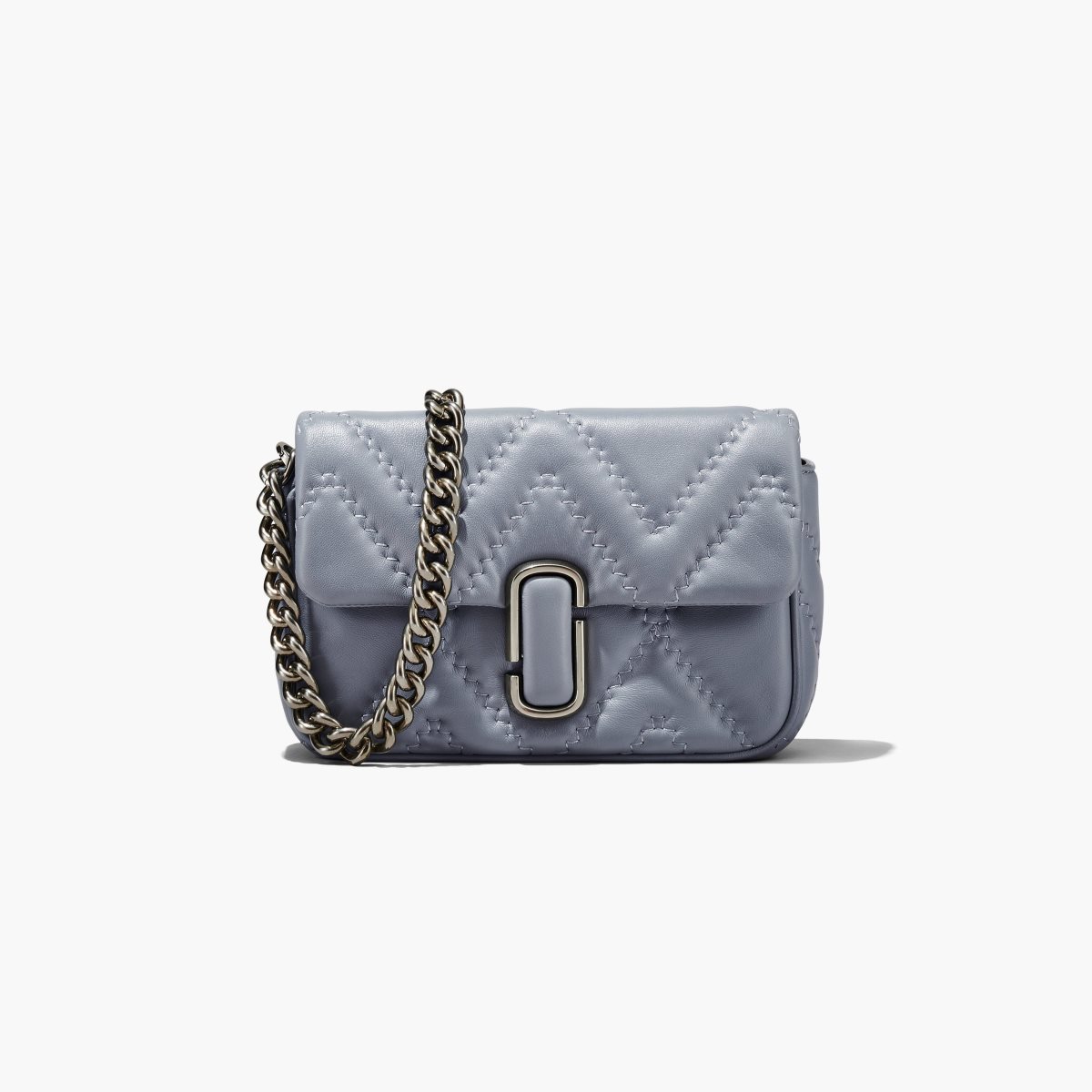 Marc Jacobs Acolchado Cuero J Marc Shoulder Bag Gris | 9085316-GZ