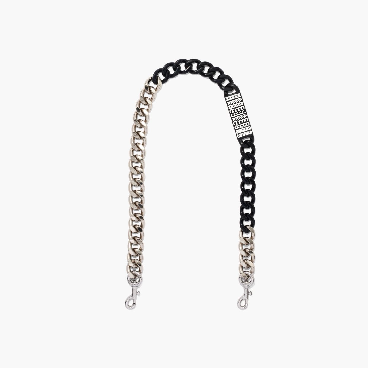 Marc Jacobs Barcode Chain Shoulder Correa Negras | 3604957-IZ