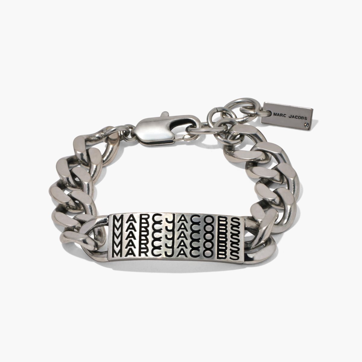 Marc Jacobs Barcode Monogram ID Chain Bracelet Plateadas | 0479815-GK