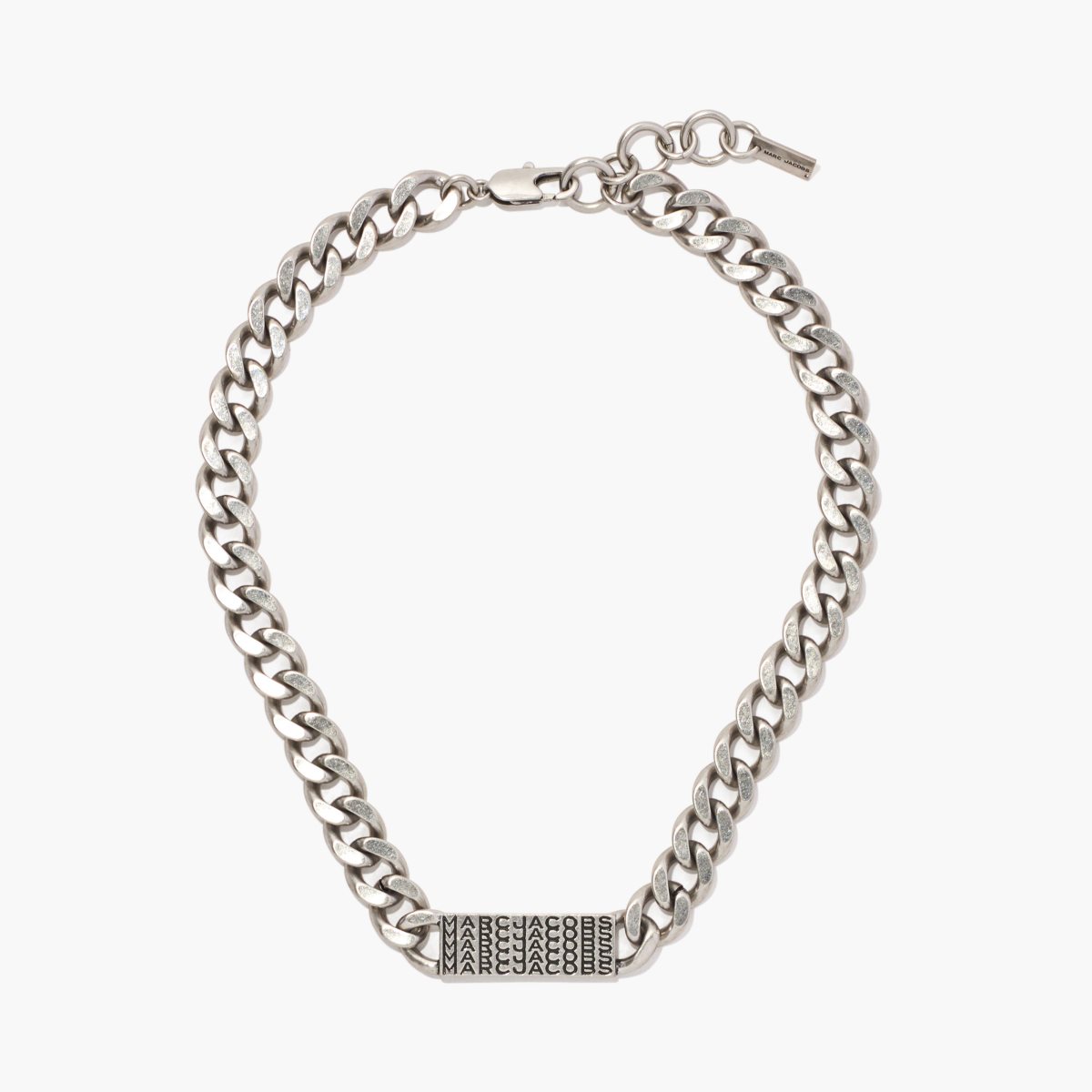 Marc Jacobs Barcode Monogram ID Chain Necklace Plateadas | 6873415-JL