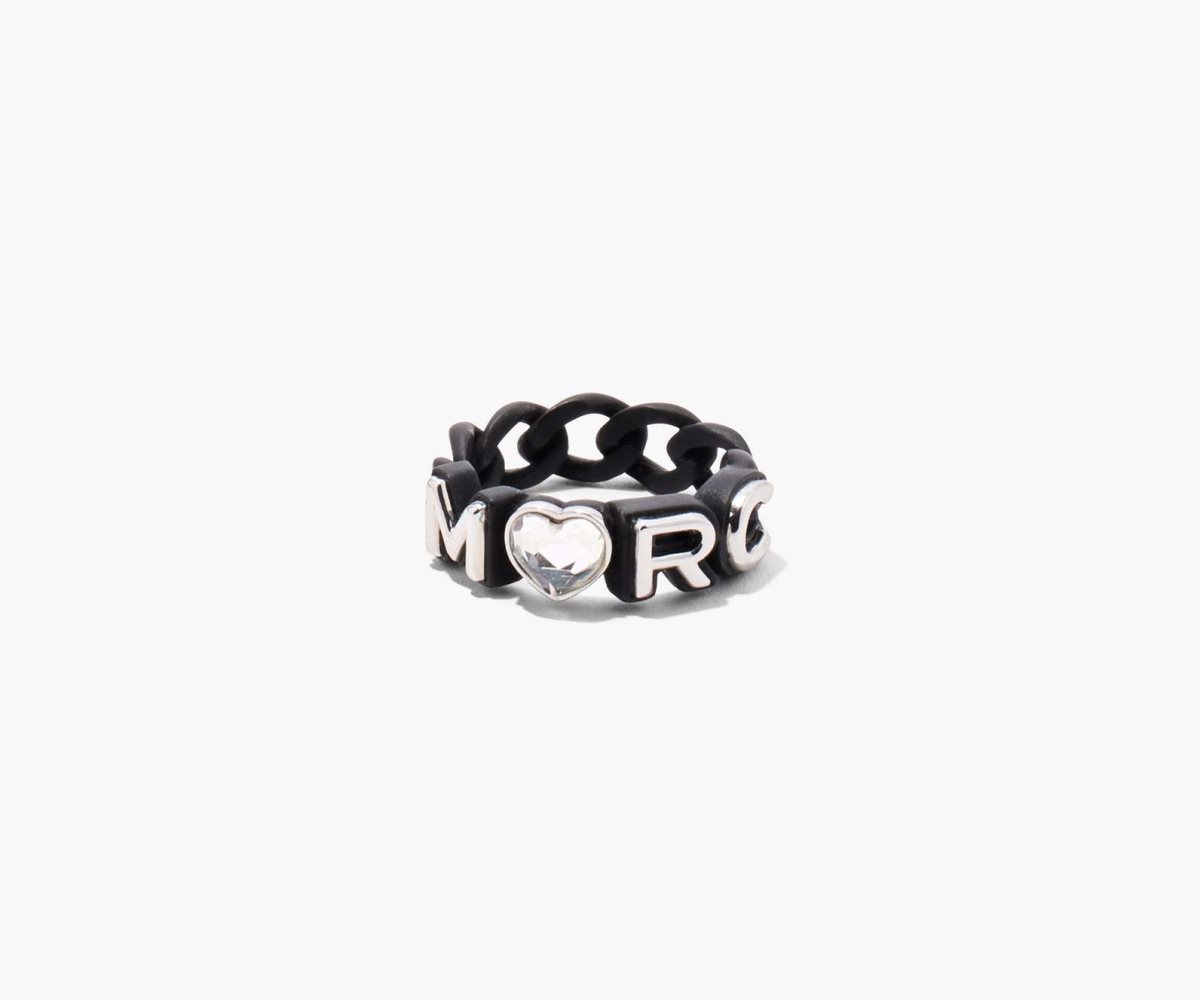 Marc Jacobs Charmed Marc Chain Ring Negras Multicolor | 8352704-CA