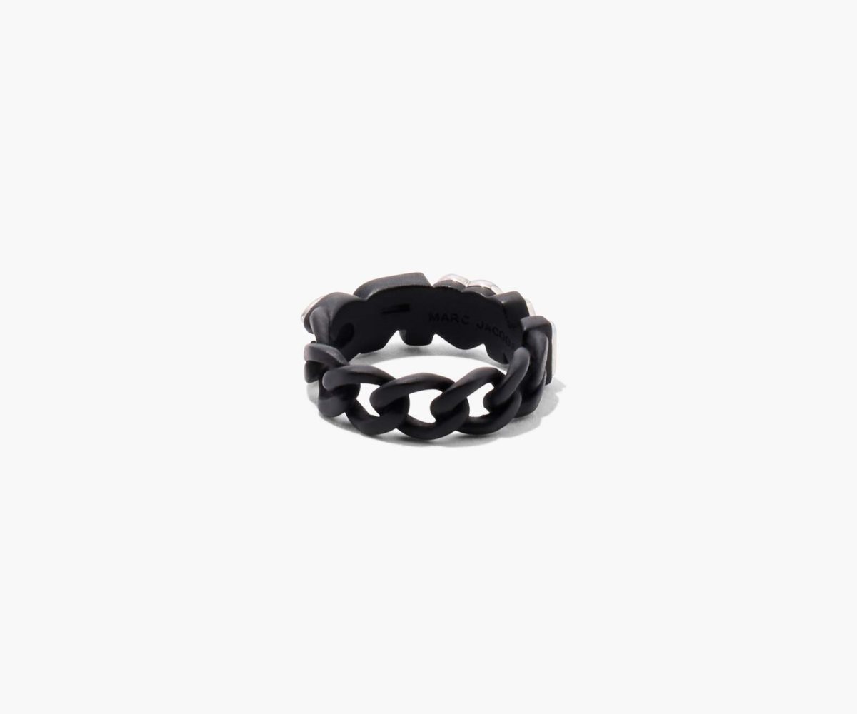 Marc Jacobs Charmed Marc Chain Ring Negras Multicolor | 8352704-CA