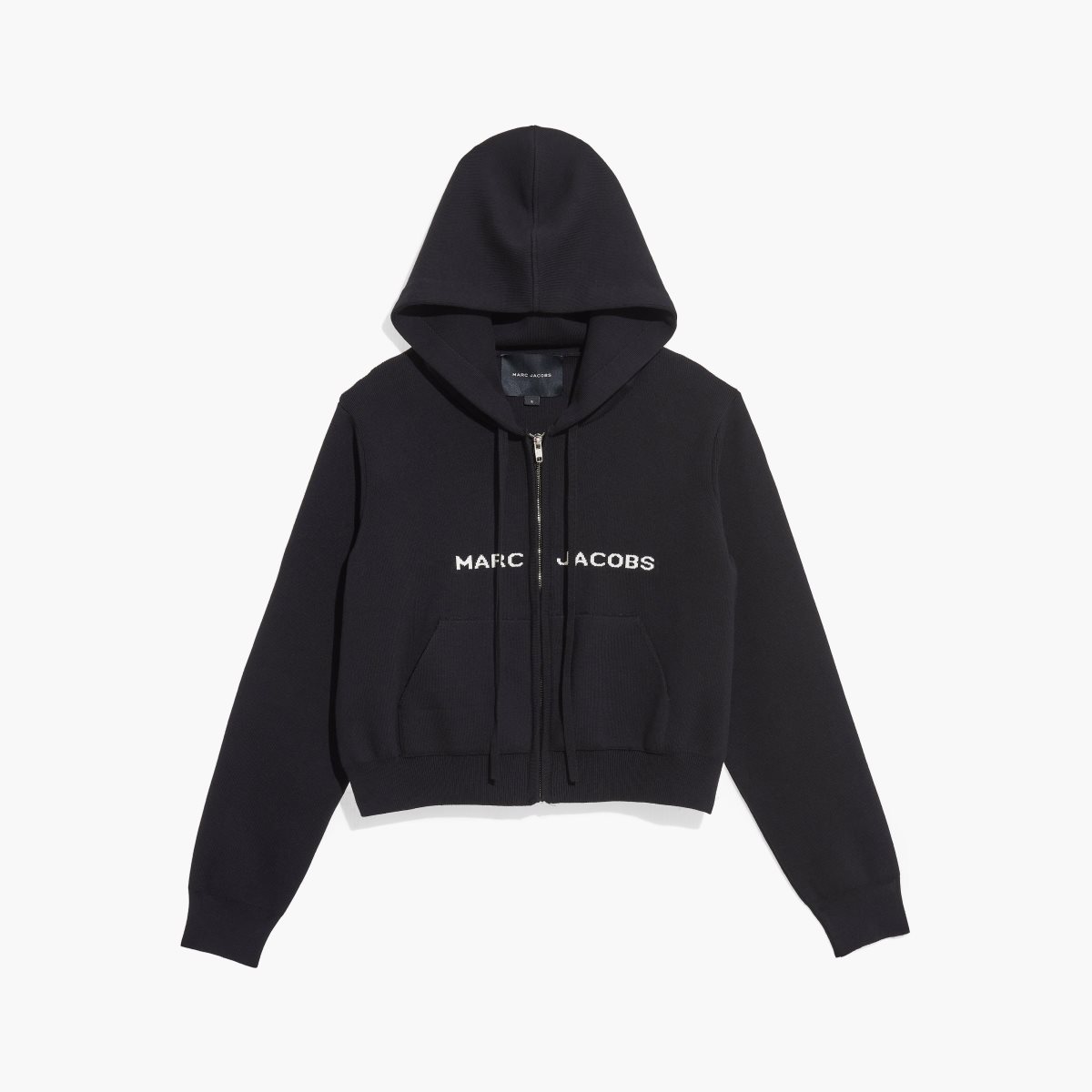 Marc Jacobs Cropped Zip Hoodie Negras | 1623748-JN