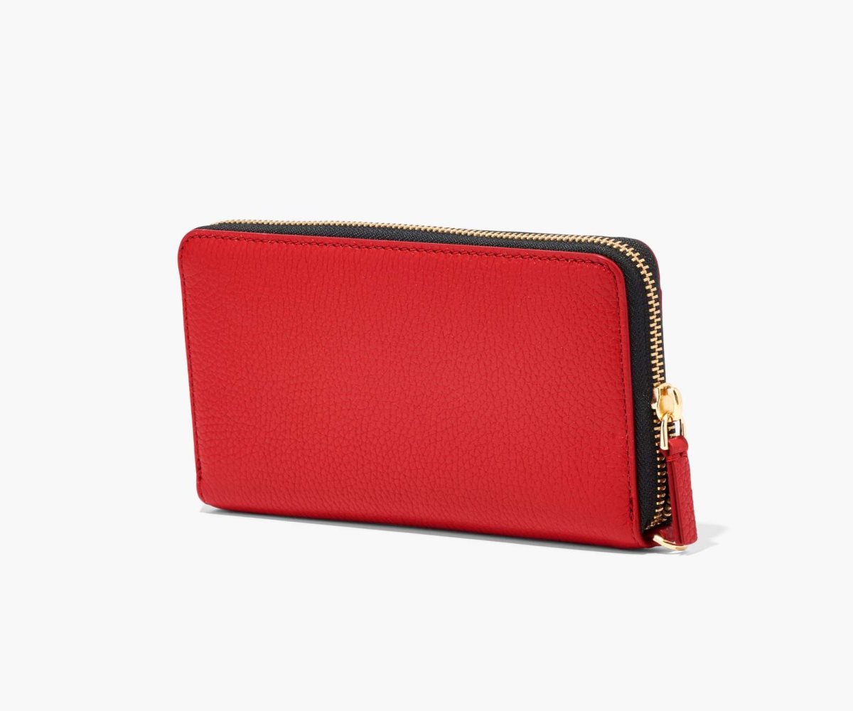 Marc Jacobs Cuero Continental Wallet Rojas | 7123569-AG