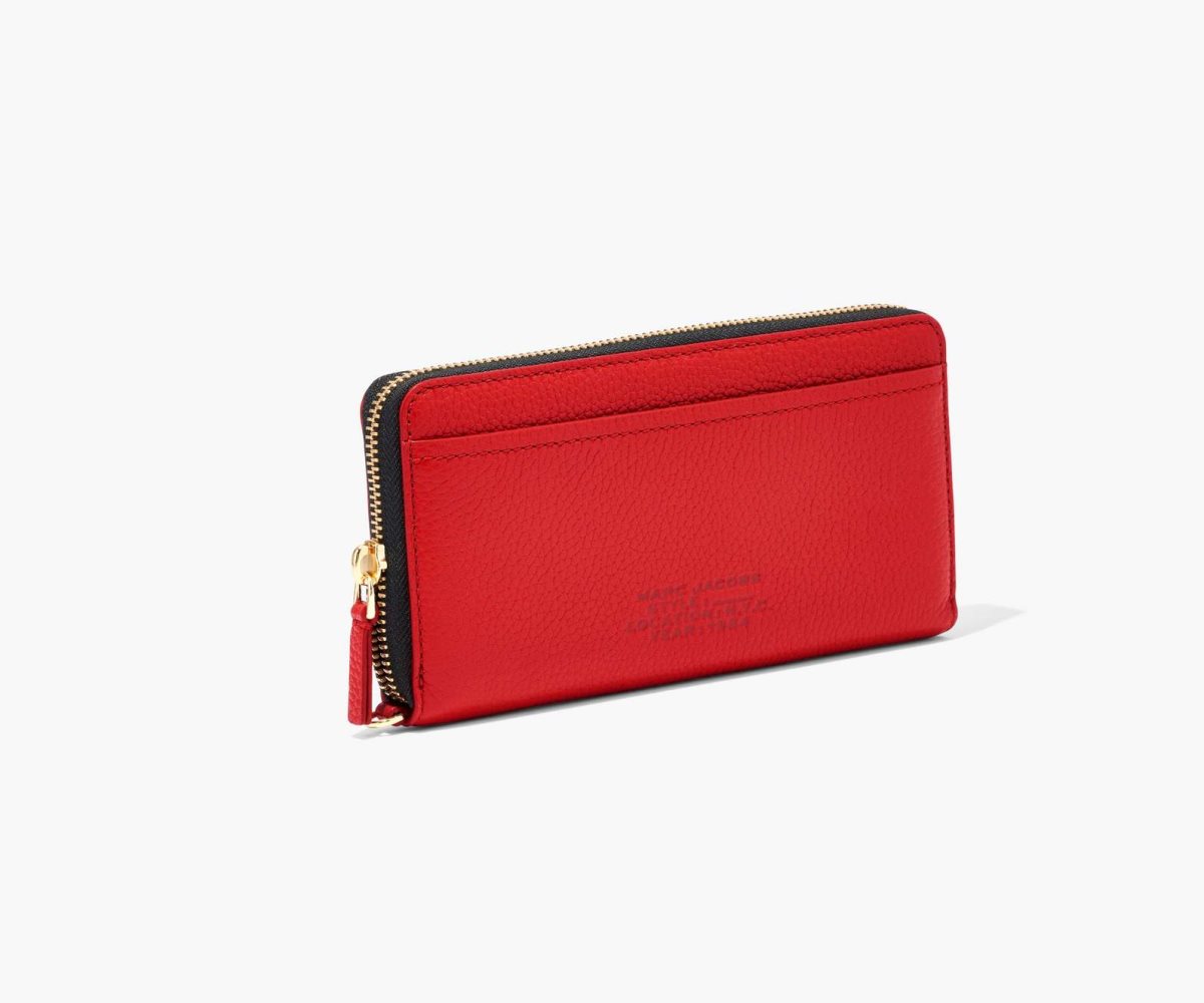 Marc Jacobs Cuero Continental Wallet Rojas | 7123569-AG