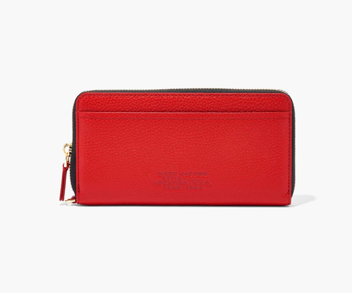 Marc Jacobs Cuero Continental Wallet Rojas | 7123569-AG