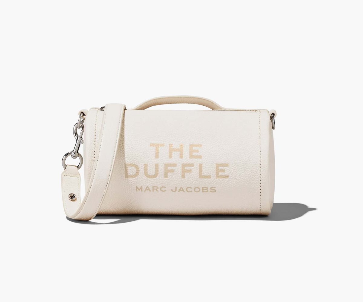 Marc Jacobs Cuero Duffle Bag Plateadas | 0617853-DP