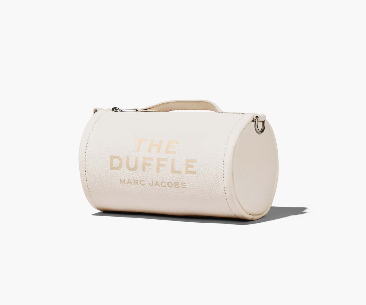 Marc Jacobs Cuero Duffle Bag Plateadas | 0617853-DP