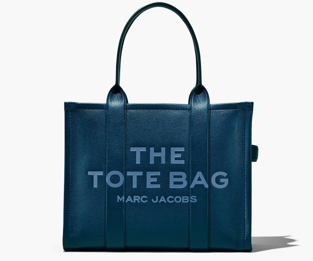 Marc Jacobs Cuero Large Tote Bag Azules | 4512307-EY