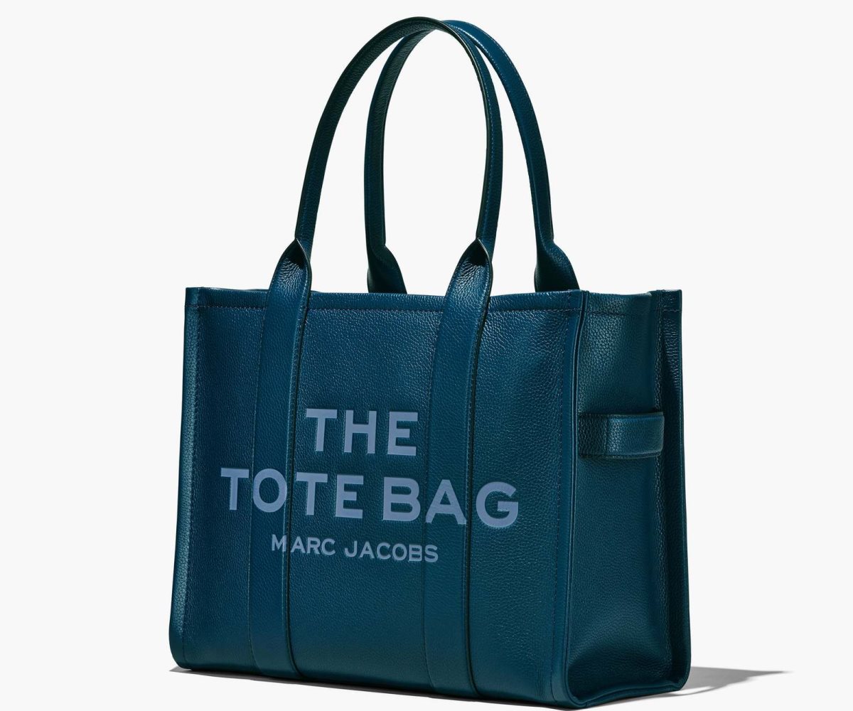 Marc Jacobs Cuero Large Tote Bag Azules | 4512307-EY