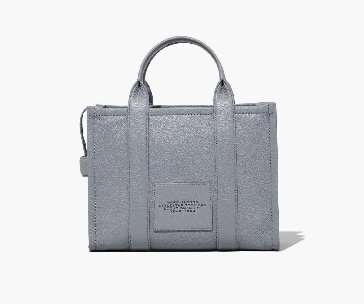 Marc Jacobs Cuero Medium Tote Bag Gris | 3819540-OS