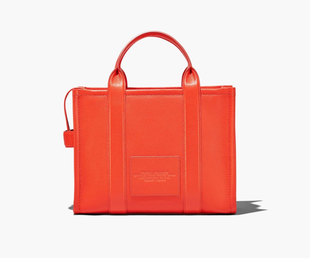 Marc Jacobs Cuero Medium Tote Bag Naranjas | 0314529-WF