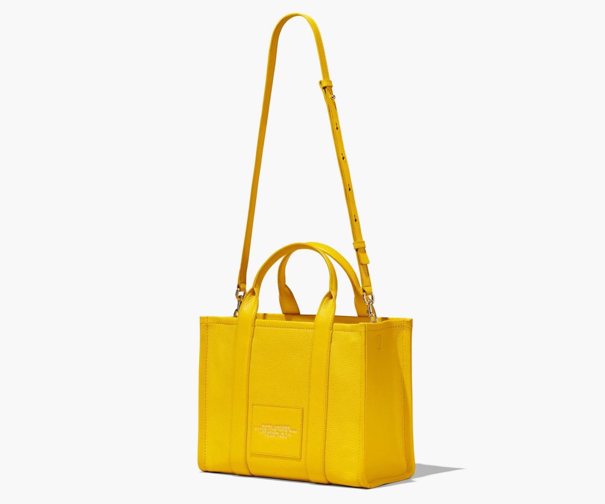 Marc Jacobs Cuero Medium Tote Bag Naranjas | 7523814-OZ