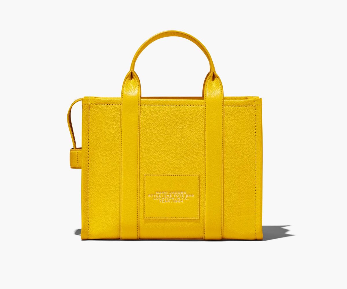 Marc Jacobs Cuero Medium Tote Bag Naranjas | 7523814-OZ