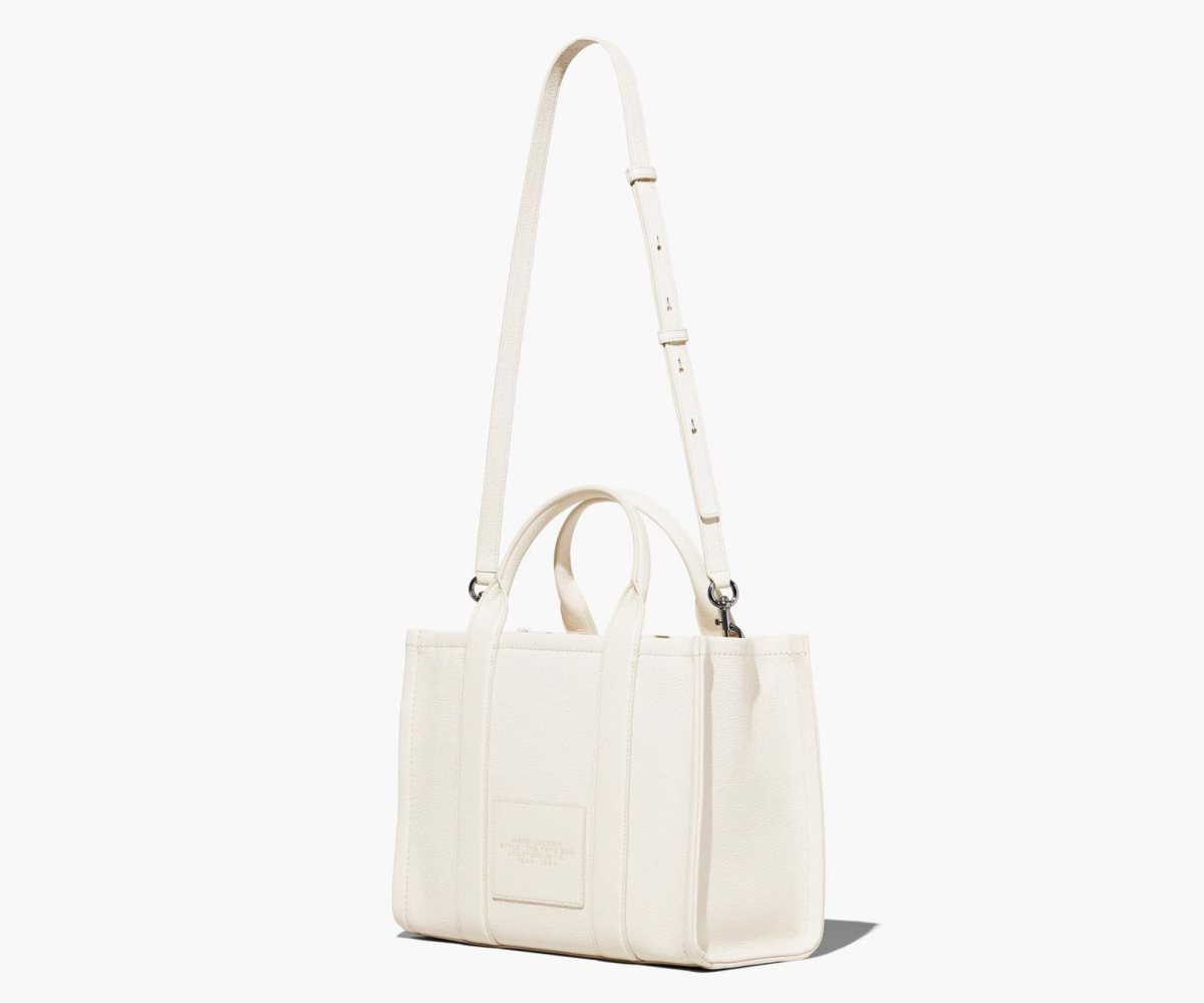 Marc Jacobs Cuero Medium Tote Bag Plateadas | 1569437-ZX