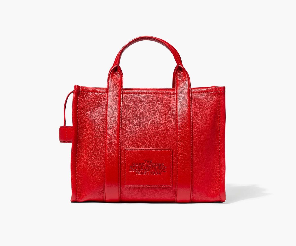 Marc Jacobs Cuero Medium Tote Bag Rojas | 0431265-VT