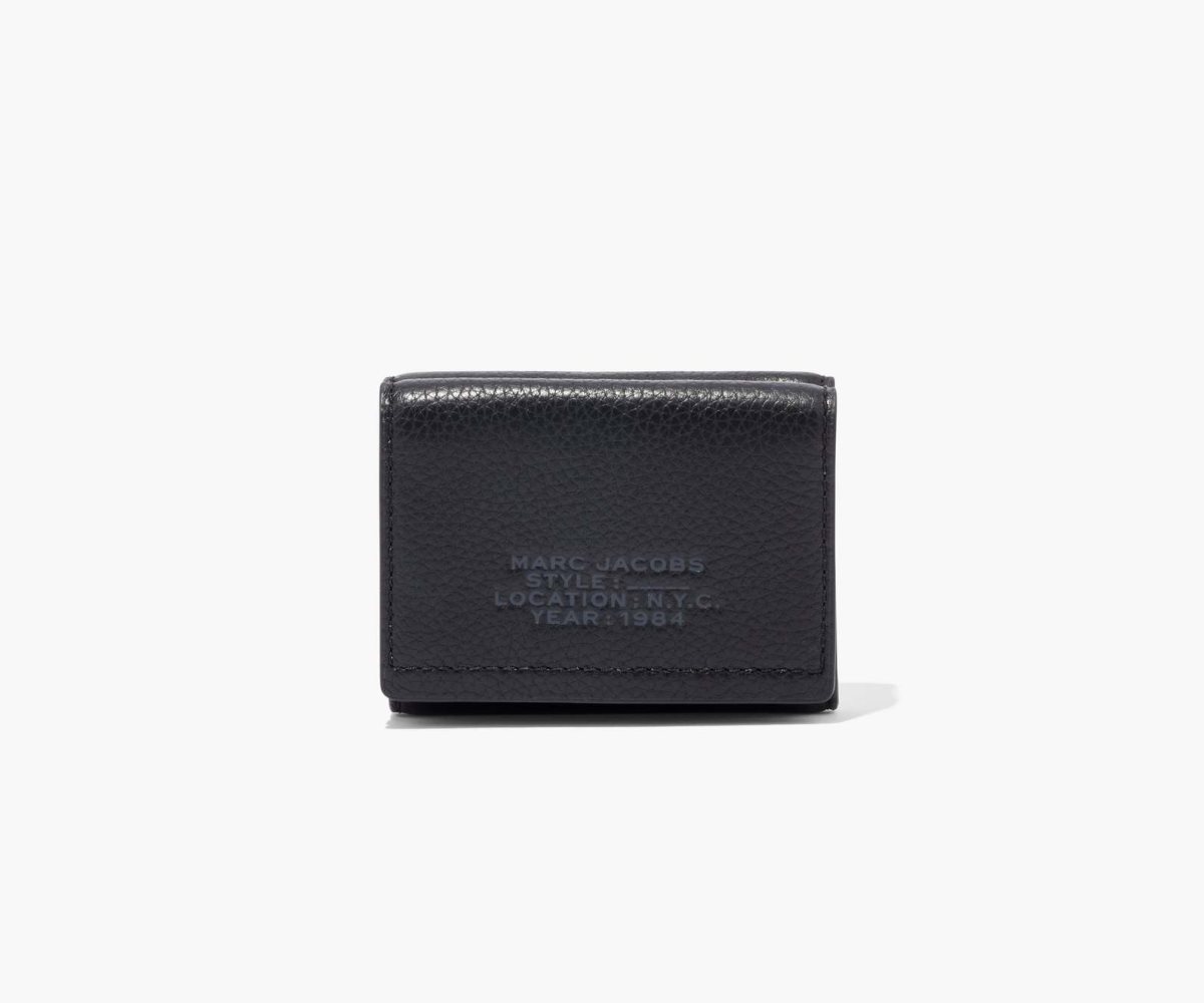 Marc Jacobs Cuero Medium Trifold Wallet Negras | 4836125-QL