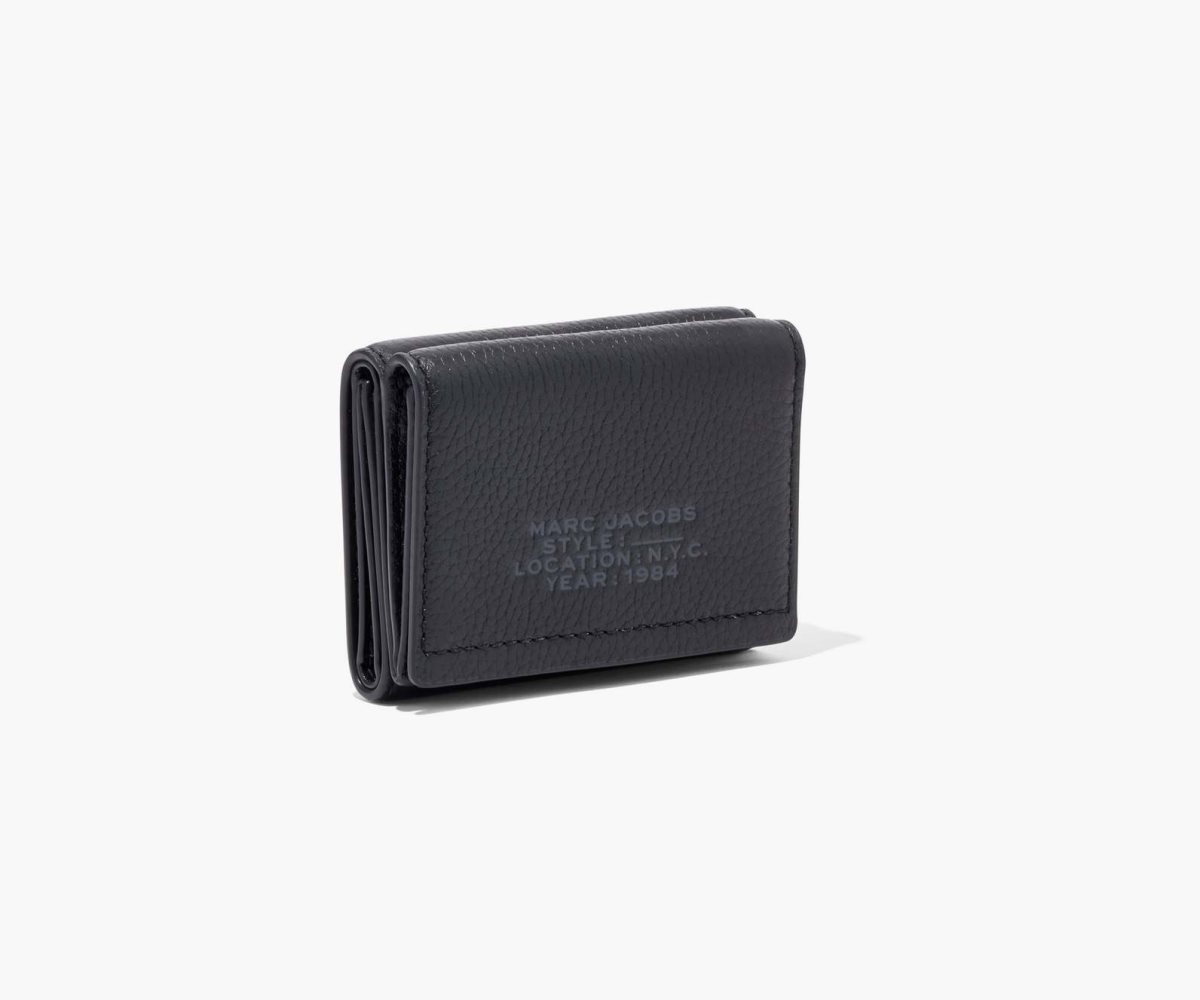 Marc Jacobs Cuero Medium Trifold Wallet Negras | 4836125-QL