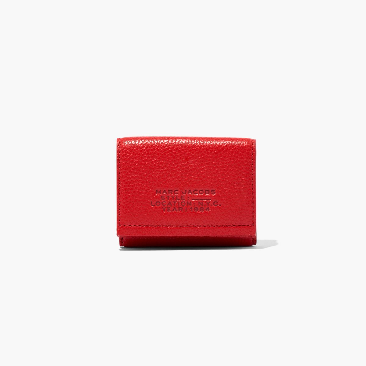 Marc Jacobs Cuero Medium Trifold Wallet Rojas | 5046819-JK