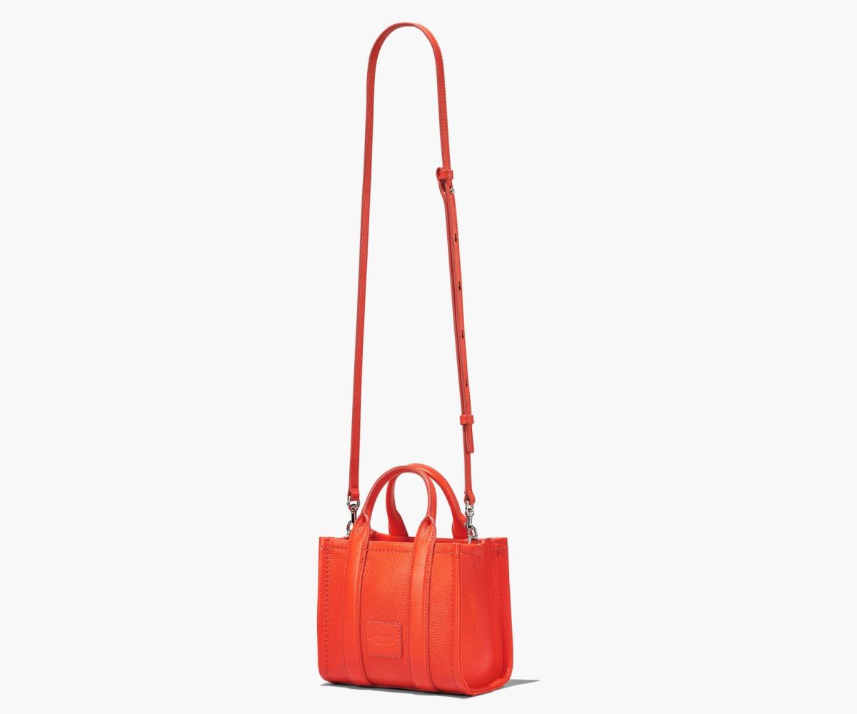 Marc Jacobs Cuero Micro Tote Bag Naranjas | 9852071-ID