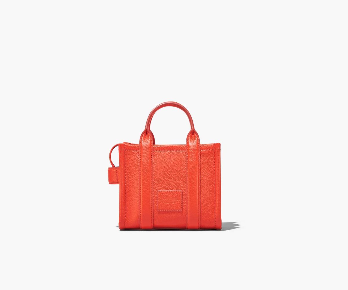 Marc Jacobs Cuero Micro Tote Bag Naranjas | 9852071-ID