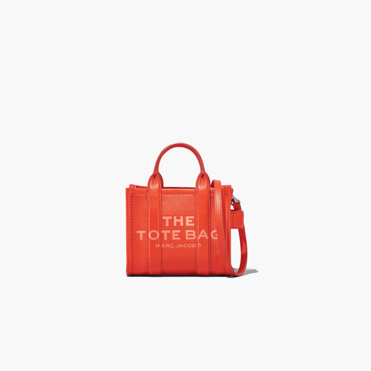 Marc Jacobs Cuero Micro Tote Bag Naranjas | 9852071-ID