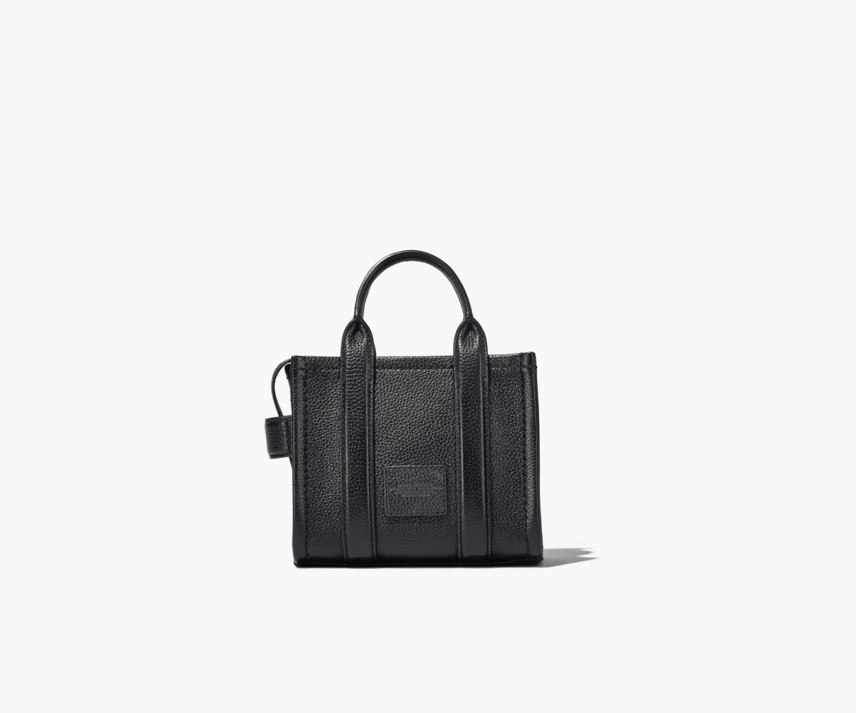 Marc Jacobs Cuero Micro Tote Bag Negras | 6023195-NS