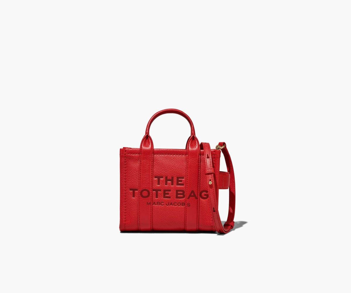 Marc Jacobs Cuero Micro Tote Bag Rojas | 7538290-KX