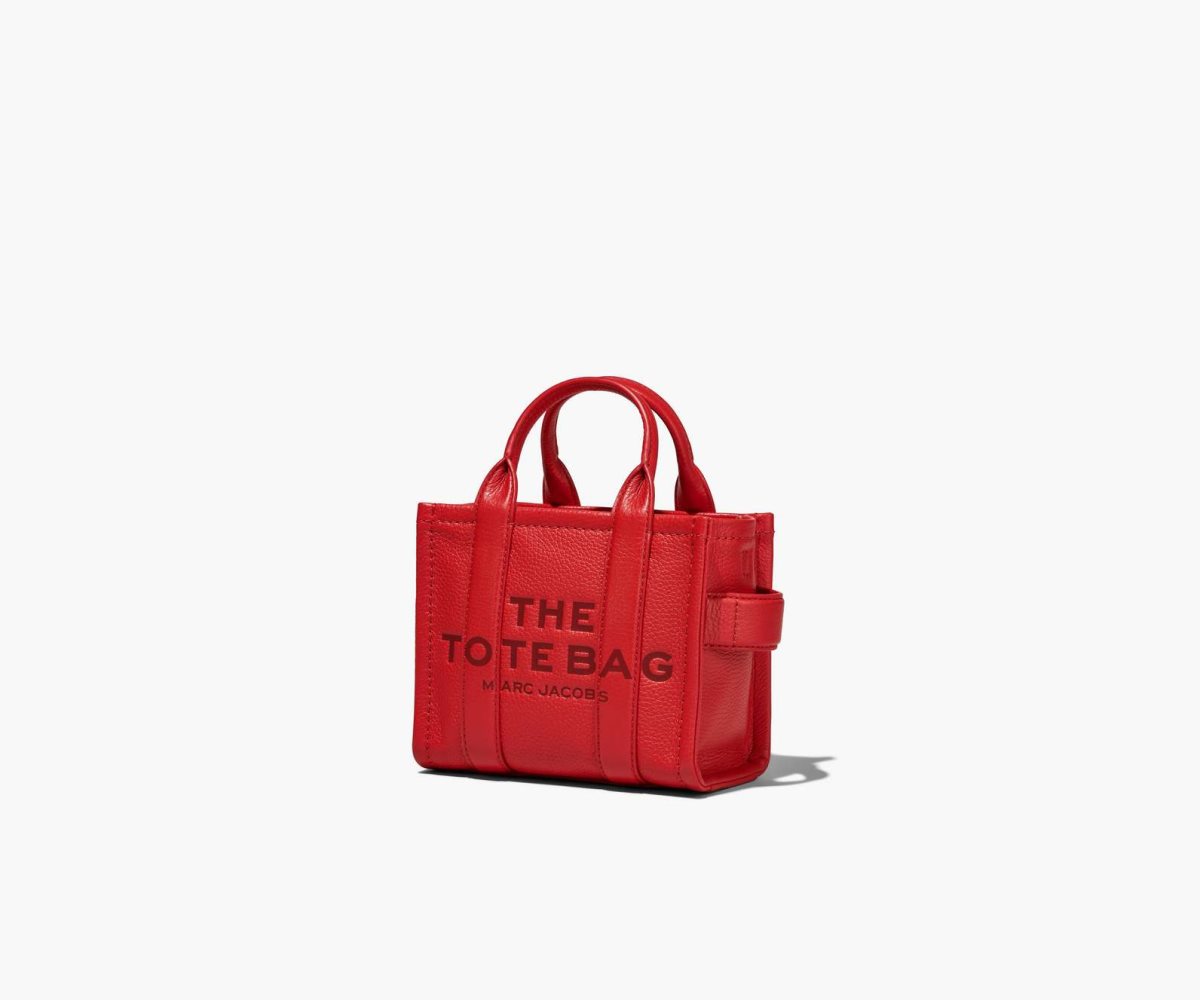 Marc Jacobs Cuero Micro Tote Bag Rojas | 7538290-KX