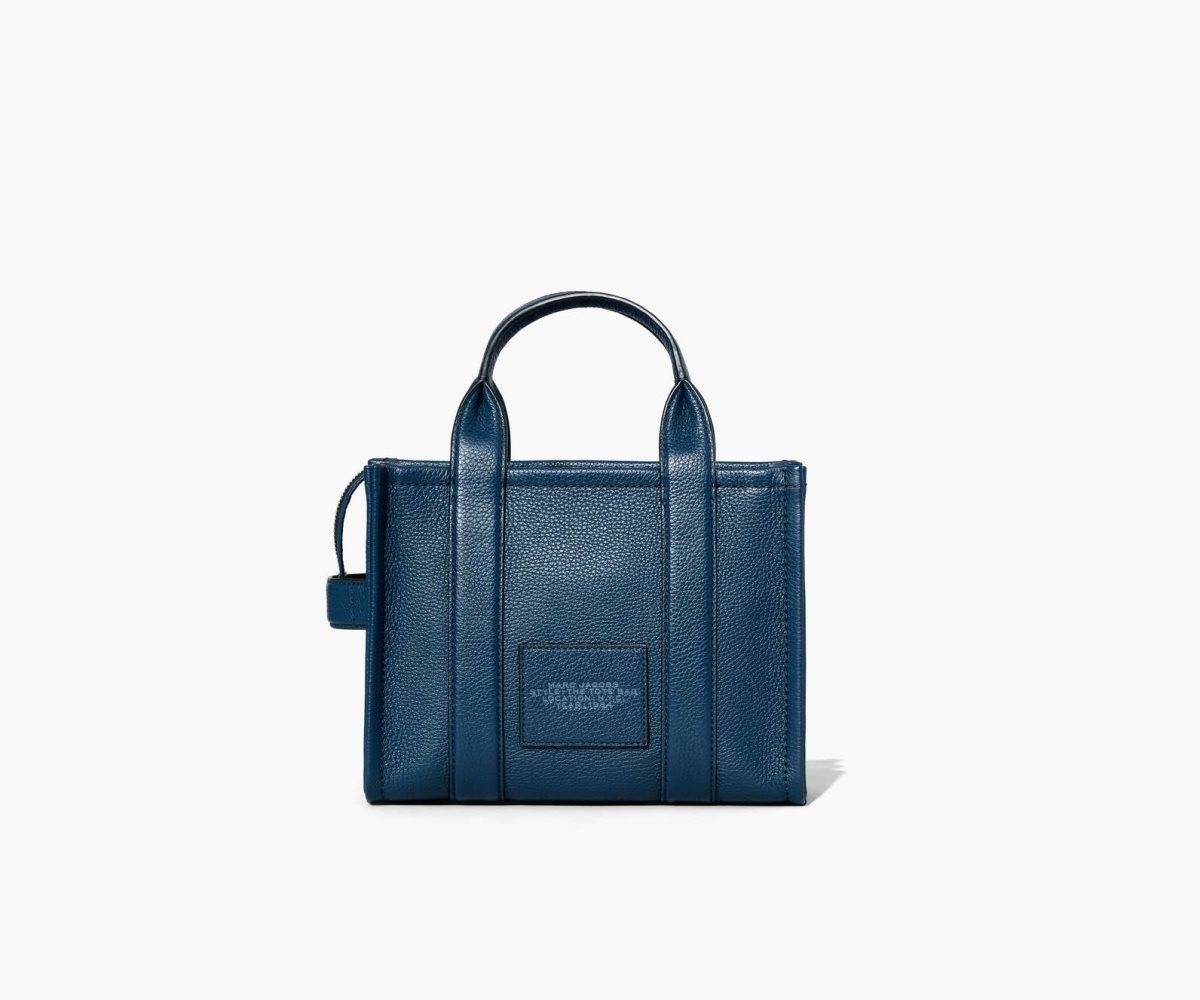 Marc Jacobs Cuero Mini Tote Bag Azules | 9728016-PZ