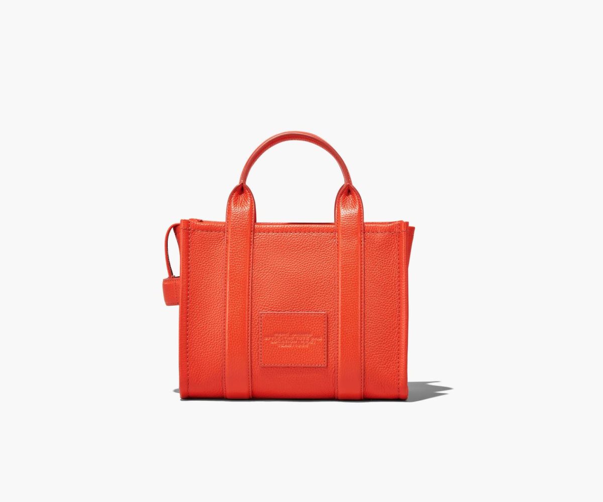 Marc Jacobs Cuero Mini Tote Bag Naranjas | 0534816-ZS