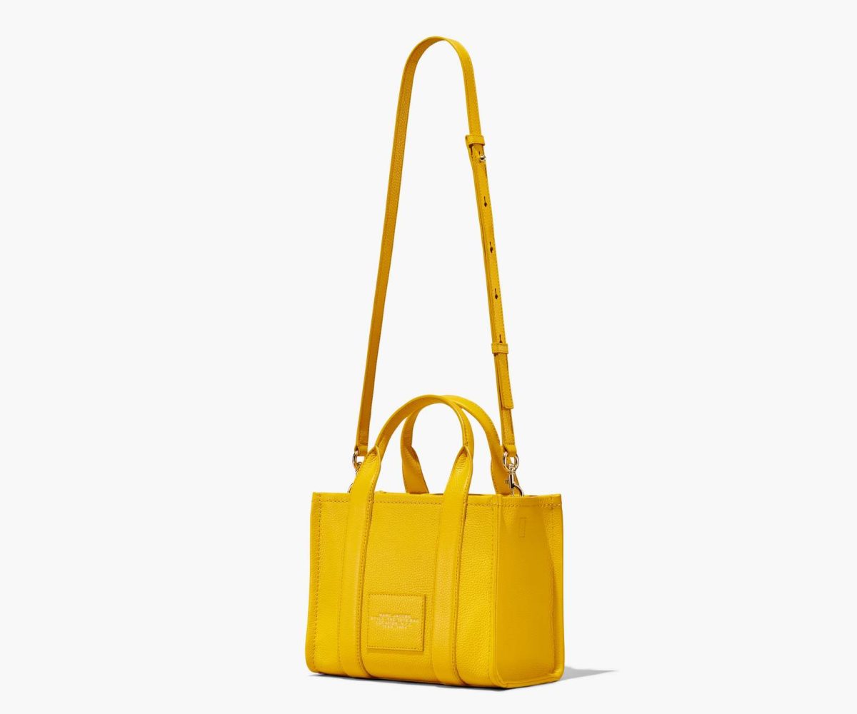 Marc Jacobs Cuero Mini Tote Bag Naranjas | 9714385-MQ