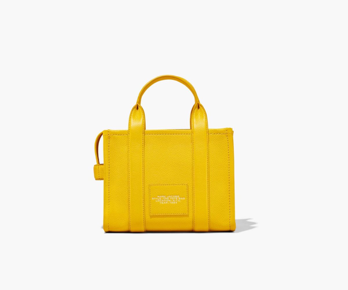 Marc Jacobs Cuero Mini Tote Bag Naranjas | 9714385-MQ