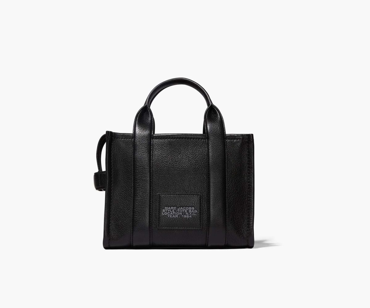 Marc Jacobs Cuero Mini Tote Bag Negras | 5932748-QI