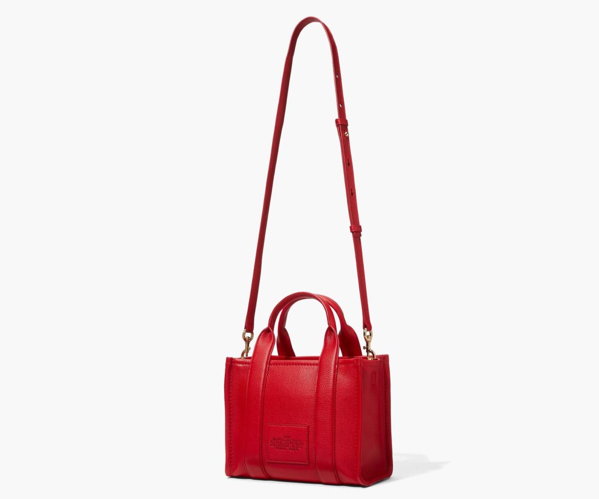 Marc Jacobs Cuero Mini Tote Bag Rojas | 2486103-YB