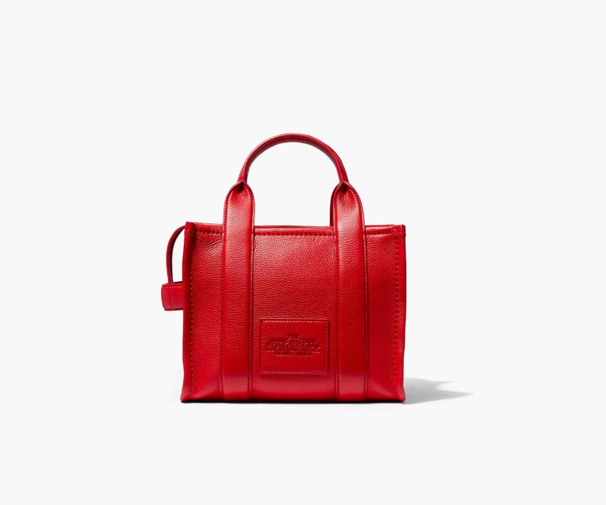 Marc Jacobs Cuero Mini Tote Bag Rojas | 2486103-YB