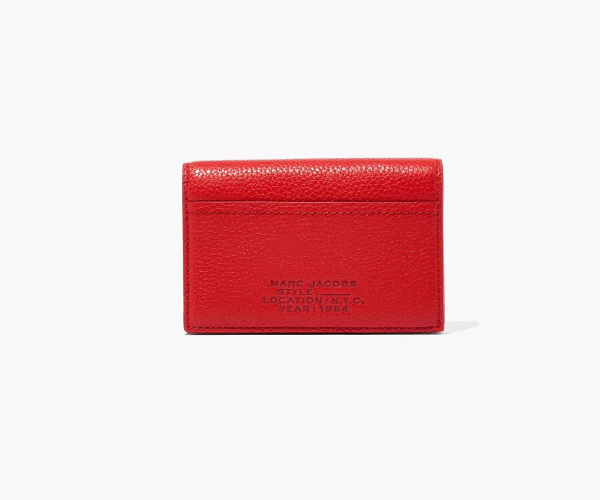 Marc Jacobs Cuero Small Bifold Wallet Rojas | 5280694-YC