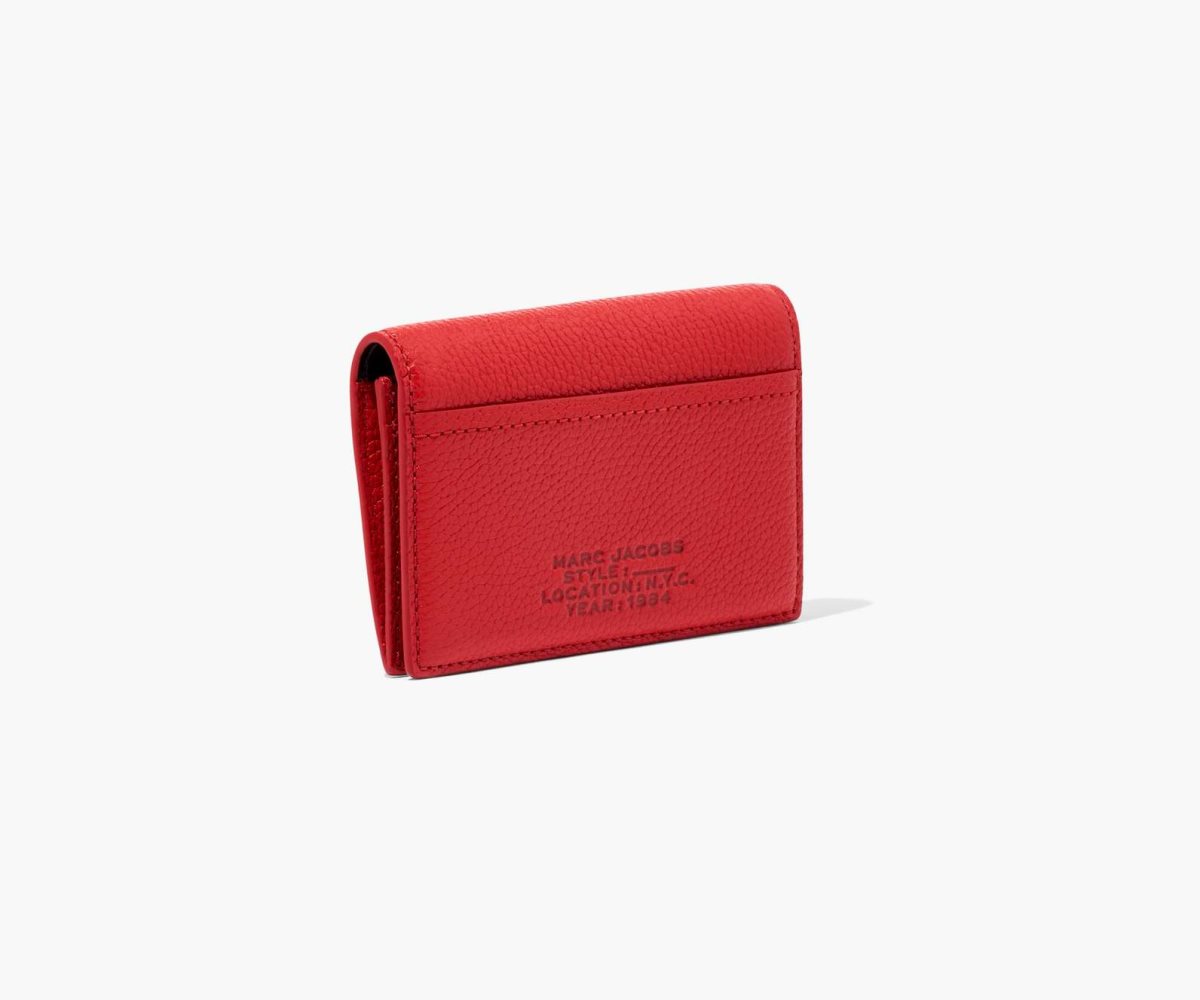 Marc Jacobs Cuero Small Bifold Wallet Rojas | 5280694-YC